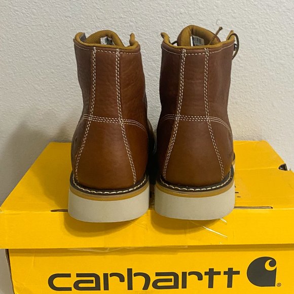 Carhartt Men's 6 Inch Waterproof Wedge Soft Toe Work Boot - Picture 3 of 8